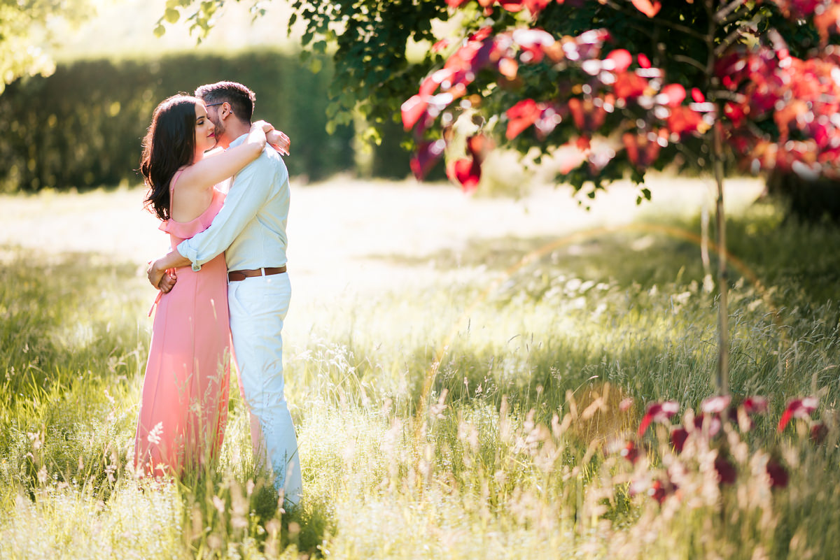 Indian couple pre-wedding shoot at Great Fosters