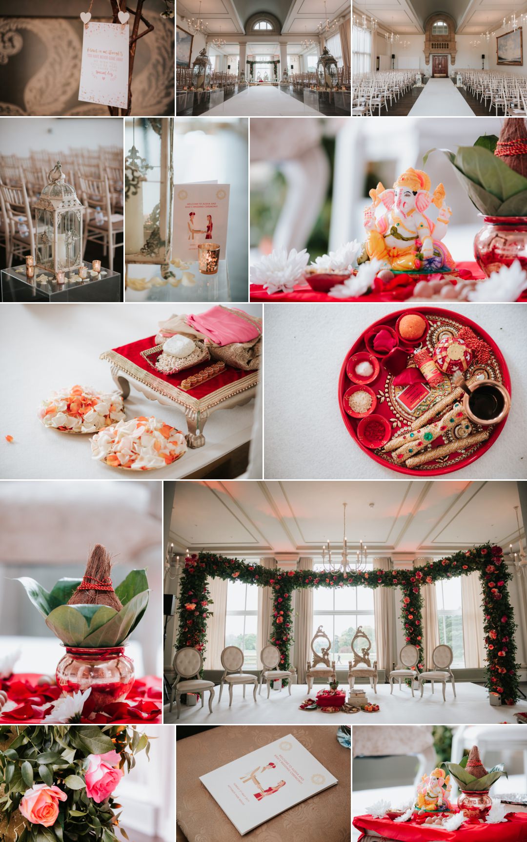 hindu ceremony details and decor by RWS London
