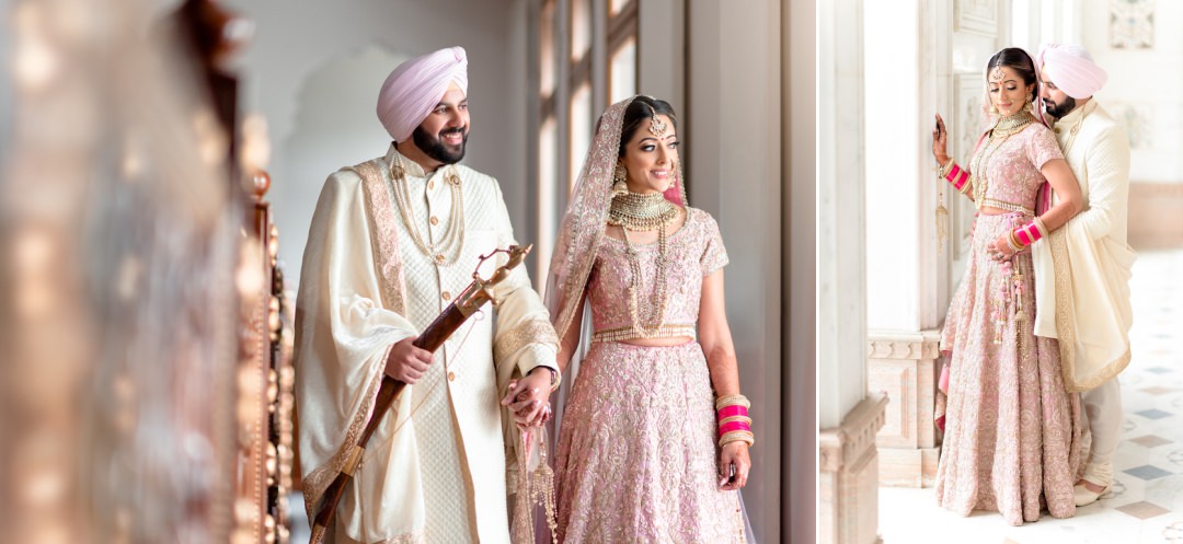 Sikh couple two different styles