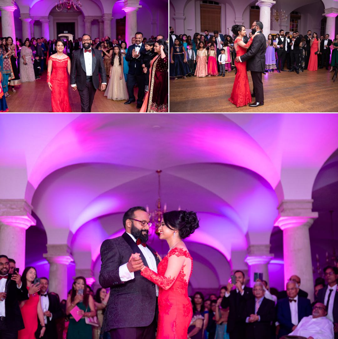 First dance at the Painted Hall wedding