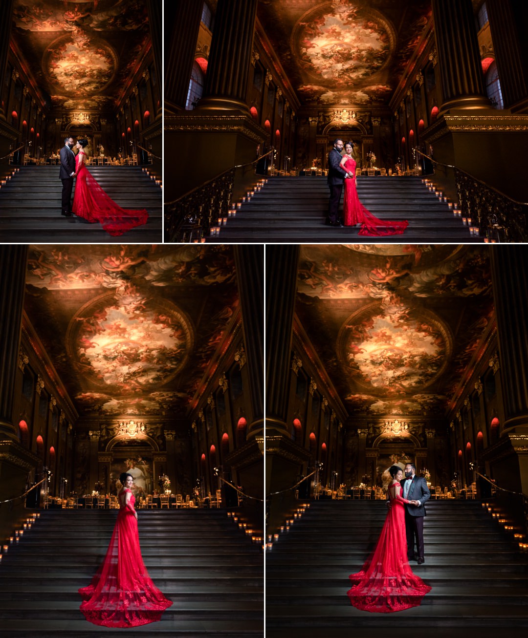 Painted Hall Wedding Portraits