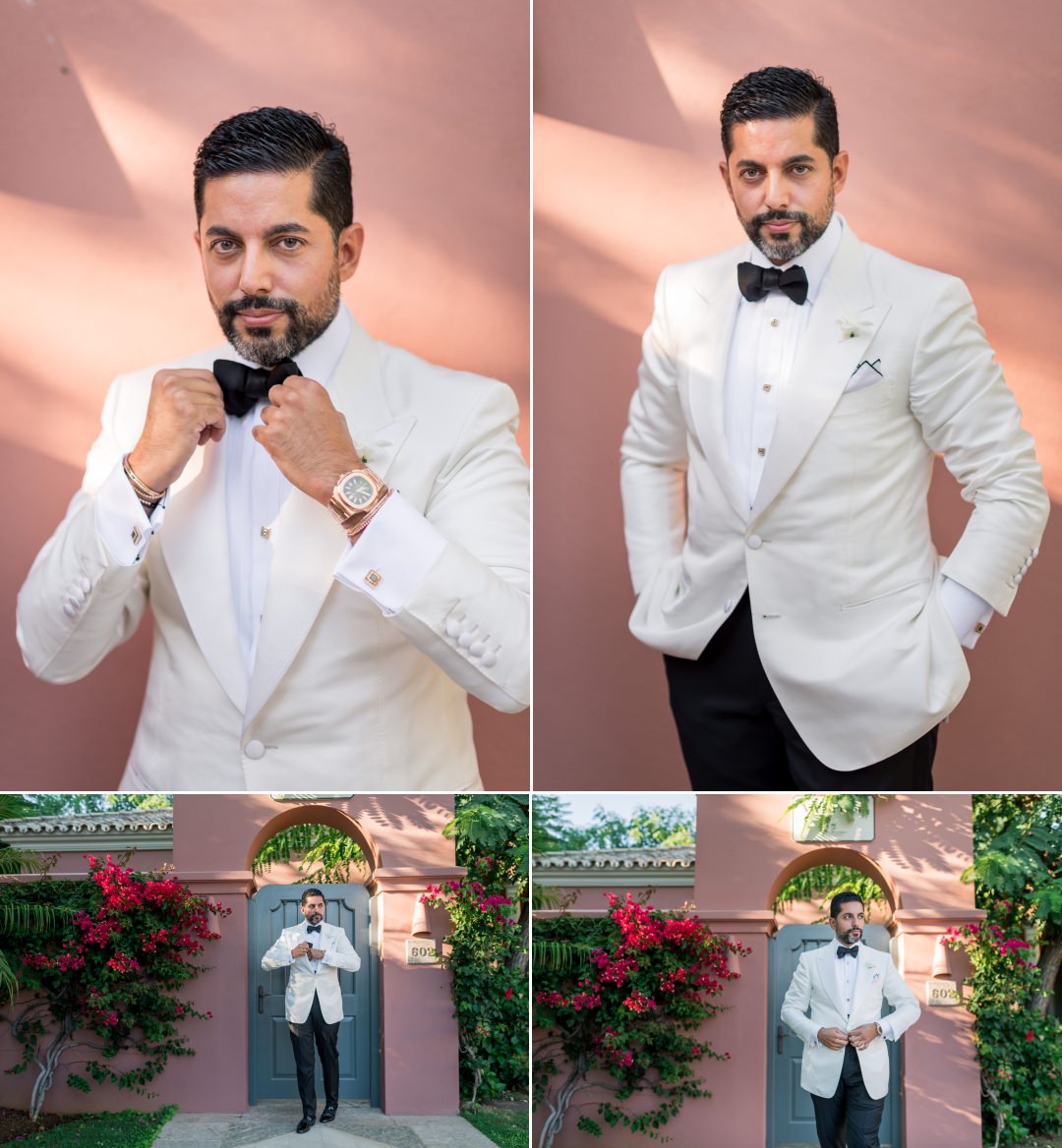 Anil Arjandas and his wedding portraits