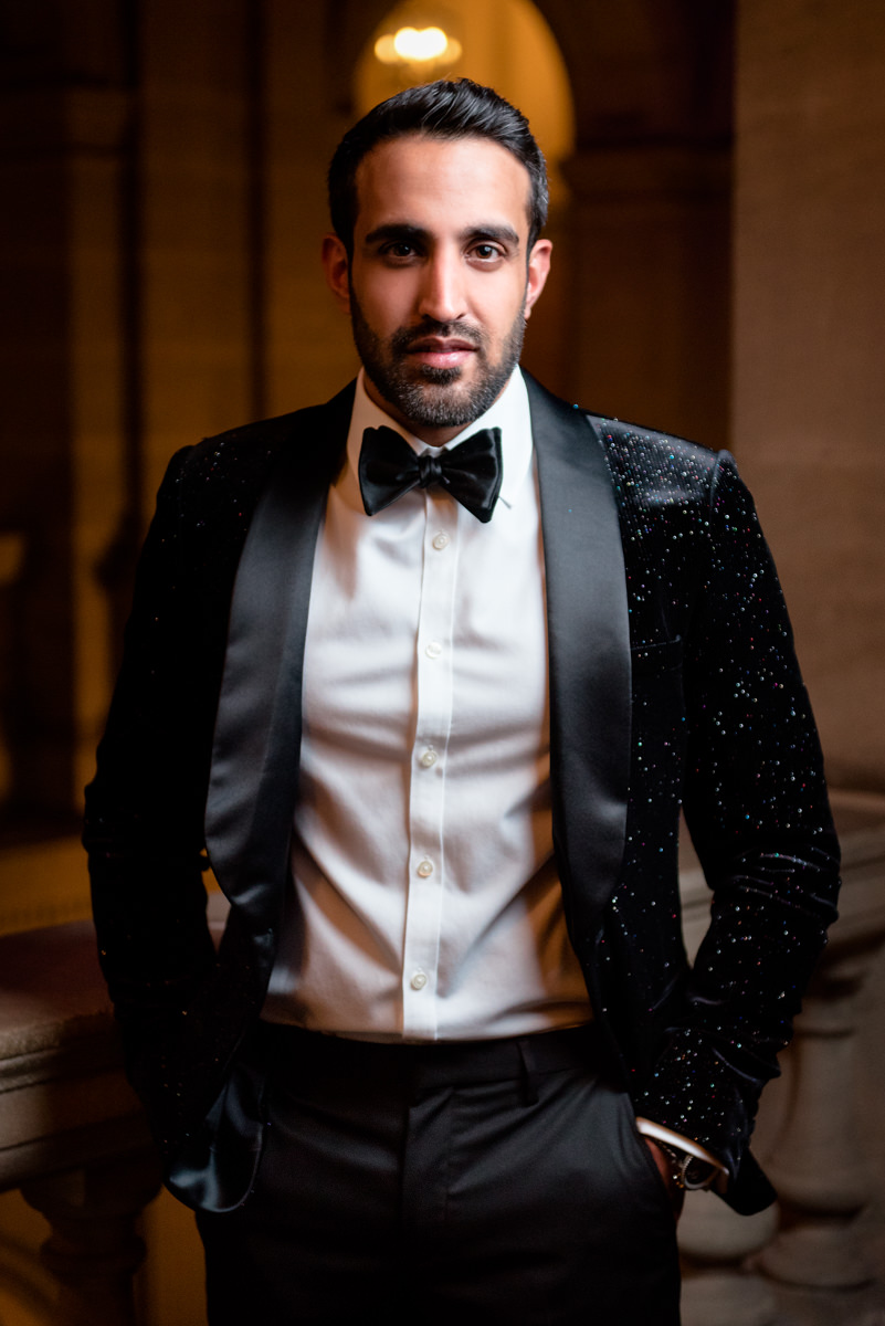 Groom at his Heythrop Park Wedding Reception