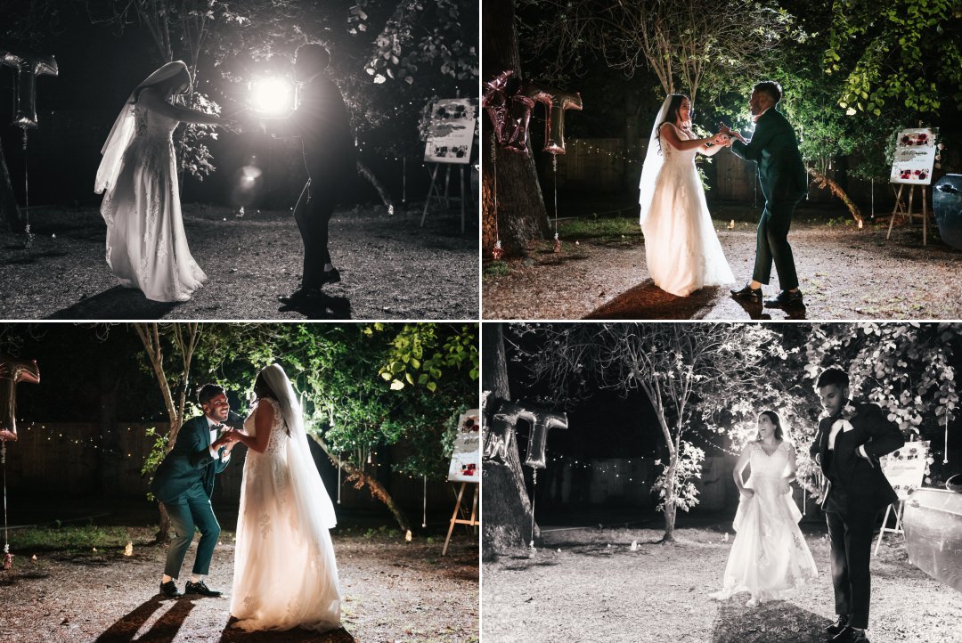 first dance in the car park
