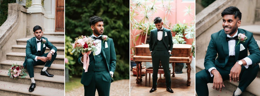 Asian groom at HCH Hampton Court House