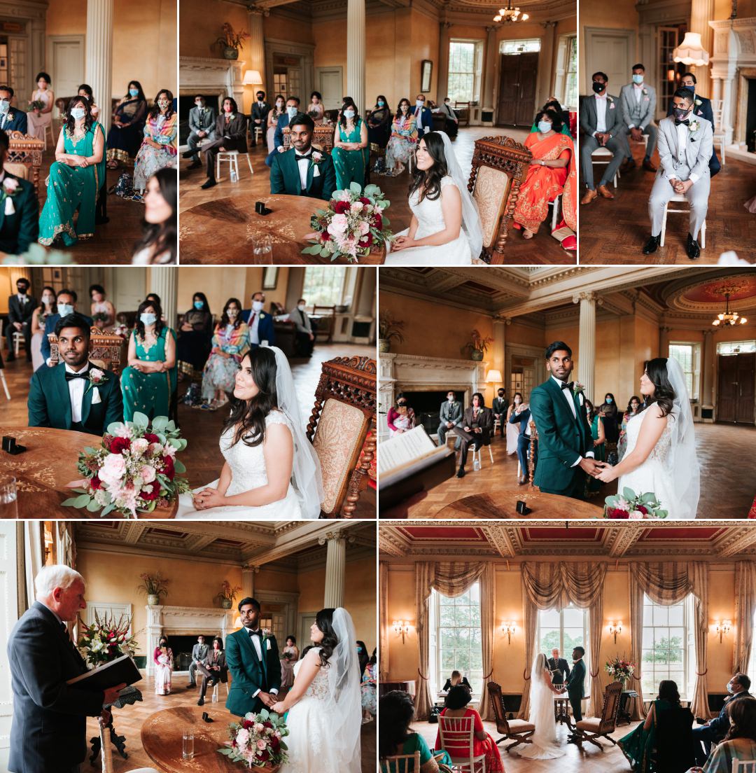 Asian civil ceremony at Hampton Court House
