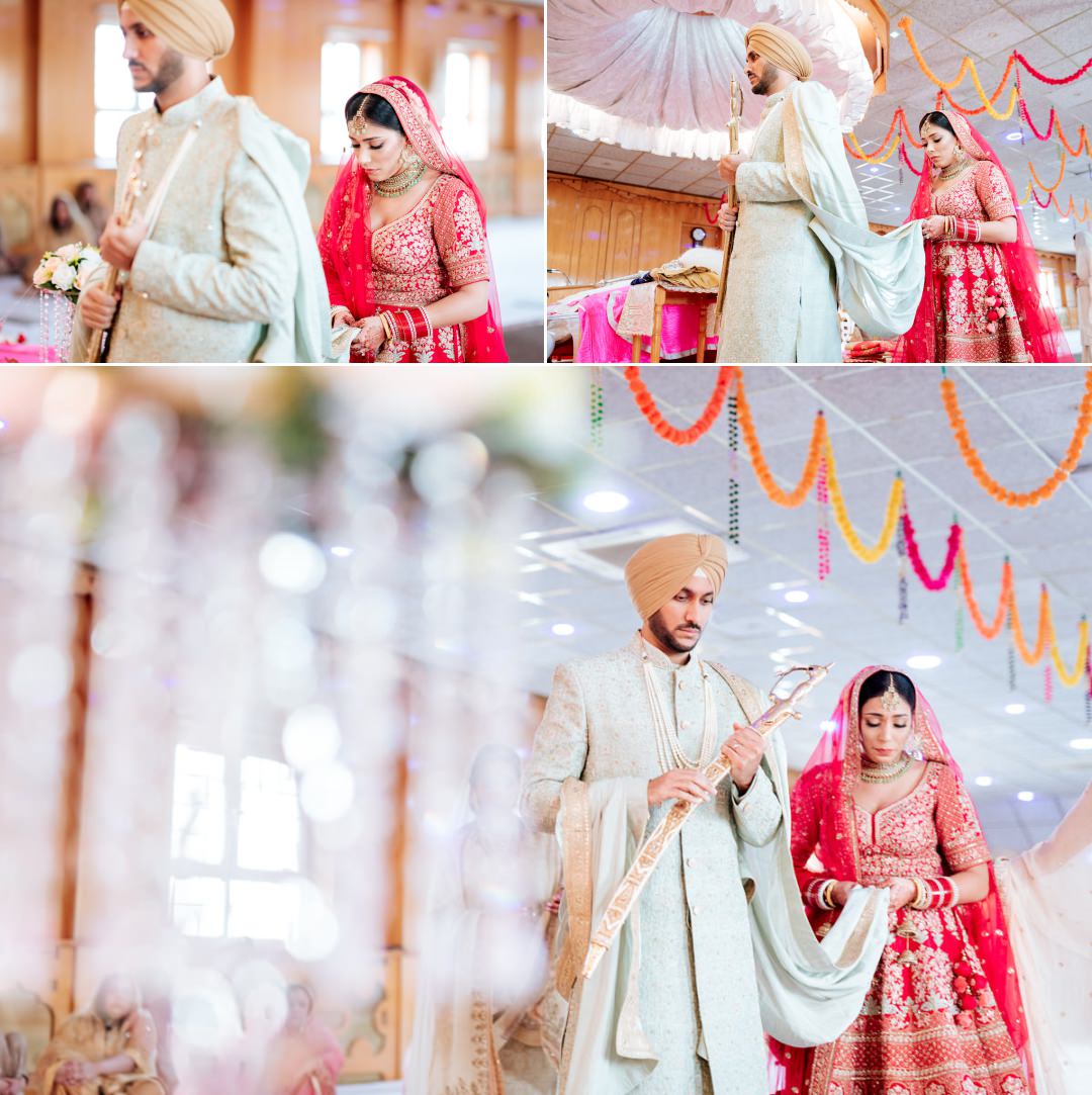 Small Sikh weddings ceremony Singh Sabha London East 