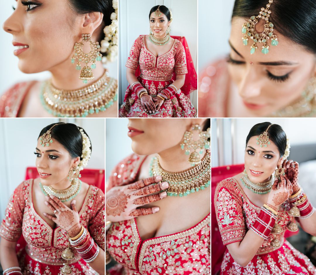 Sikh bride morning portraits 