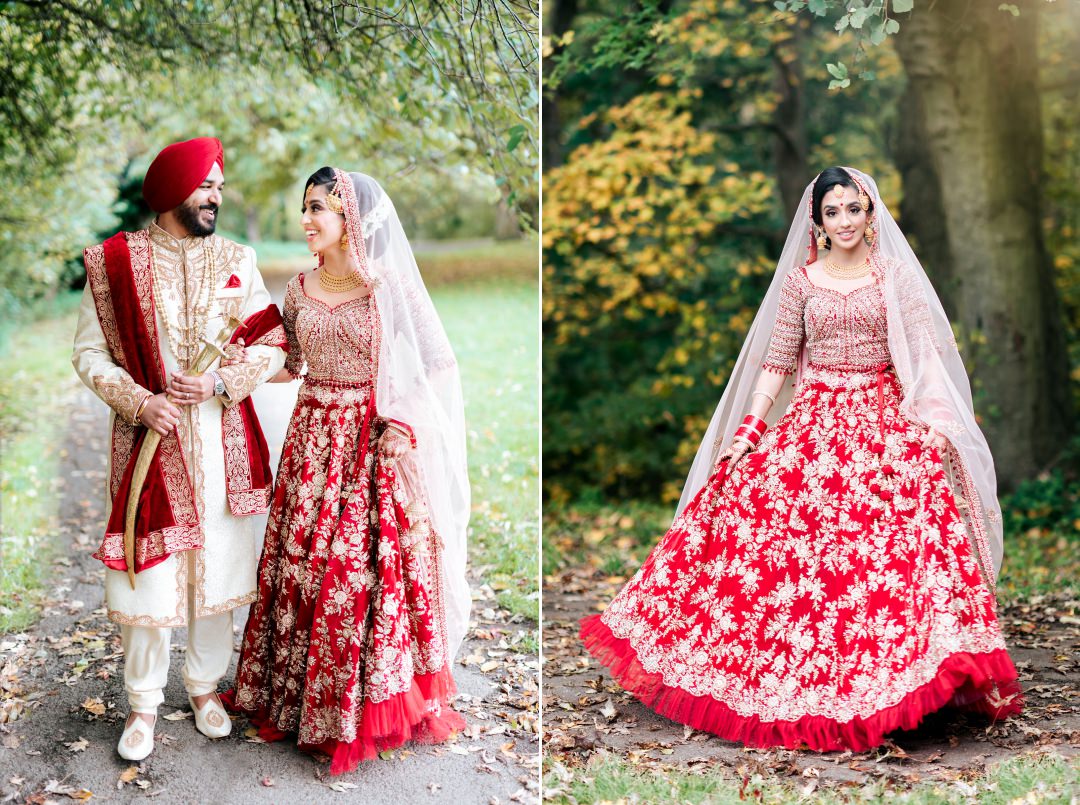 Lovely Sikh couple wedding photos in Slough