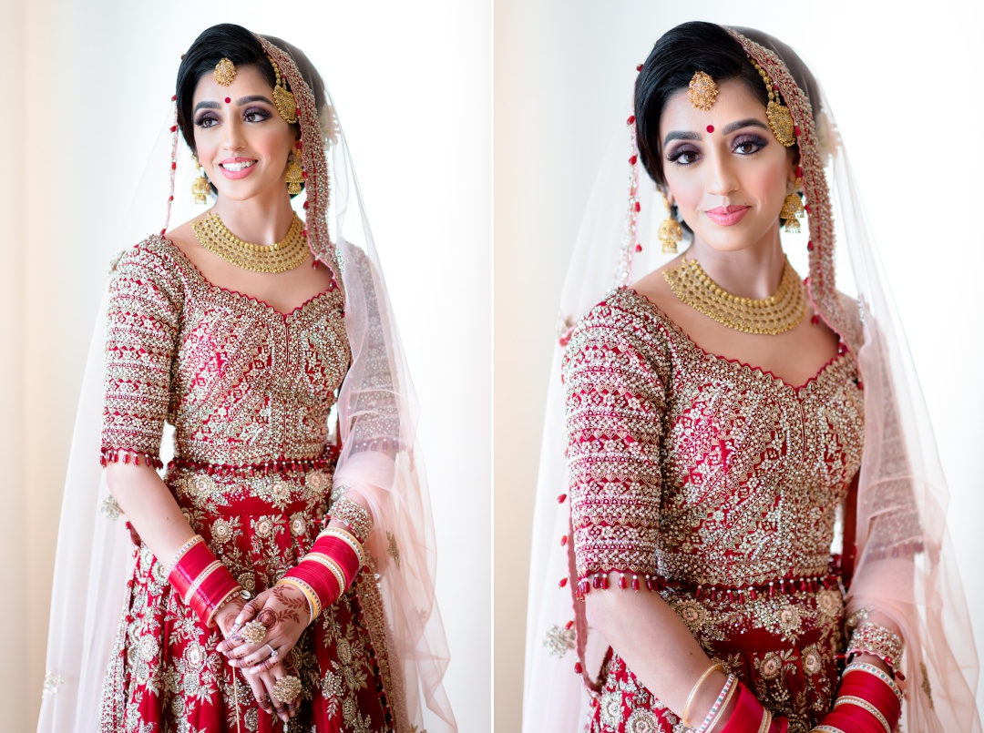 Stunning Sikh bride at Havelock Gurdwara temple 