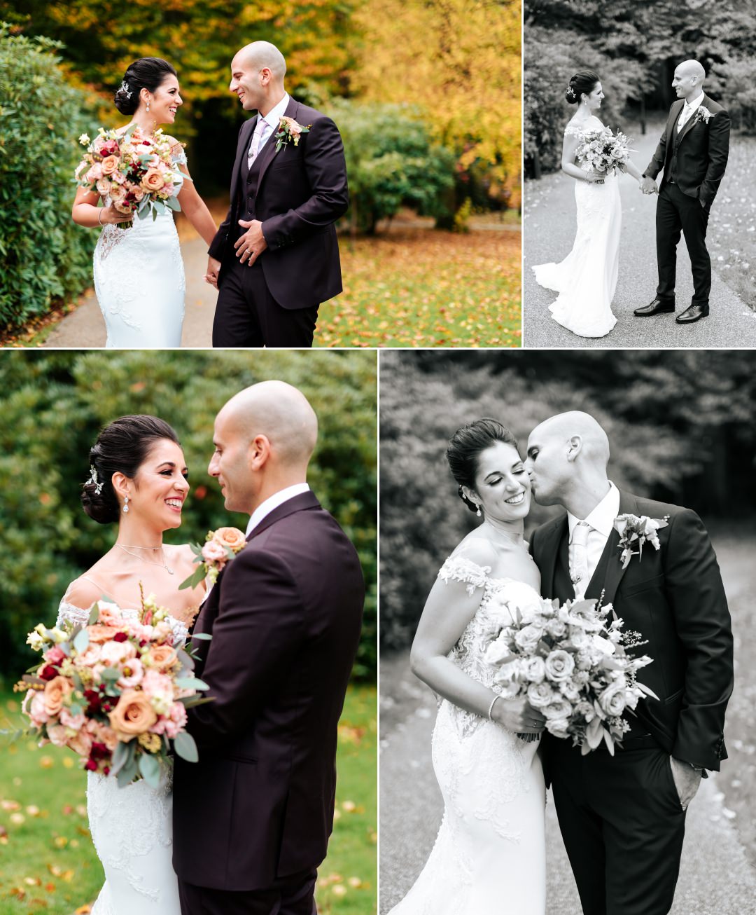 couple portraits after wedding at Coworth Park 