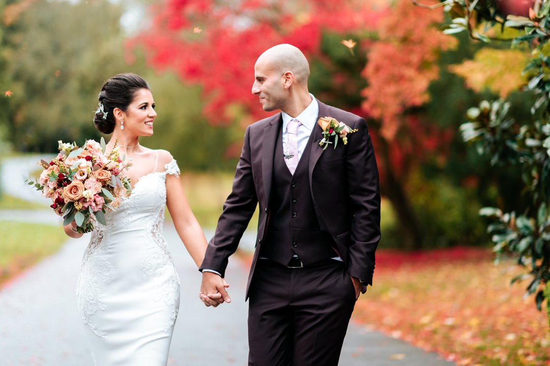 couple at Coworth Park micro wedding