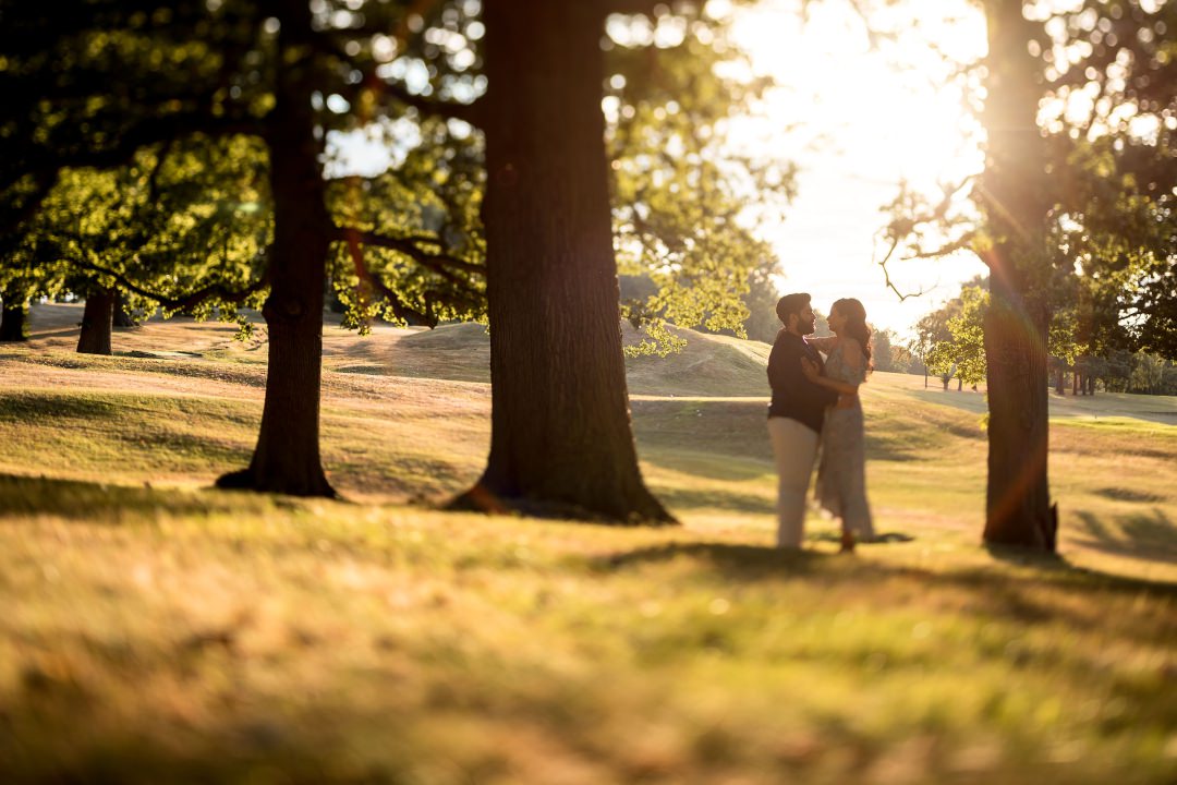 Sunset at Moor Park Mansion Prewedding shoot