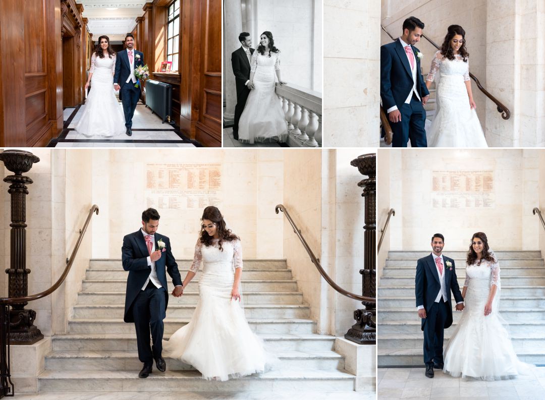 walking out of Old Marylebone town hall as a married couple! 