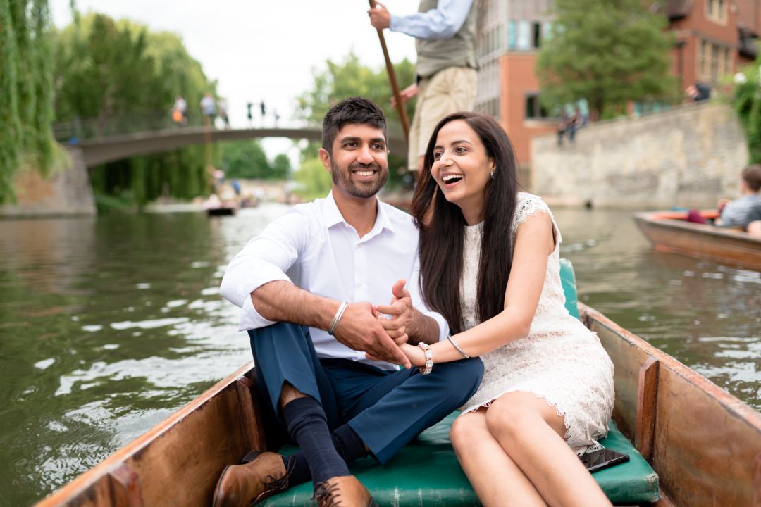 punting fun in Cambridge