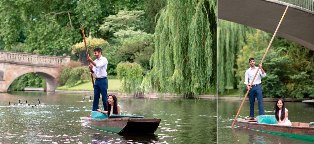 Cambridge punting in action 