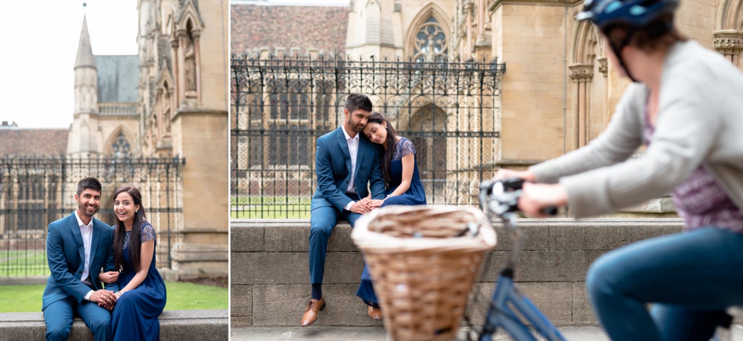 Cambridge prewedding shoot smiles