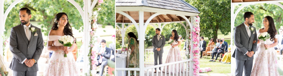 Outdoor wedding at Rowhill Grange 