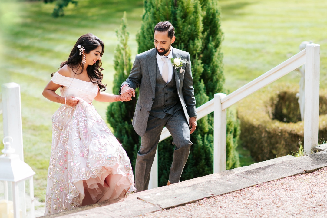 bride and groom portraits 