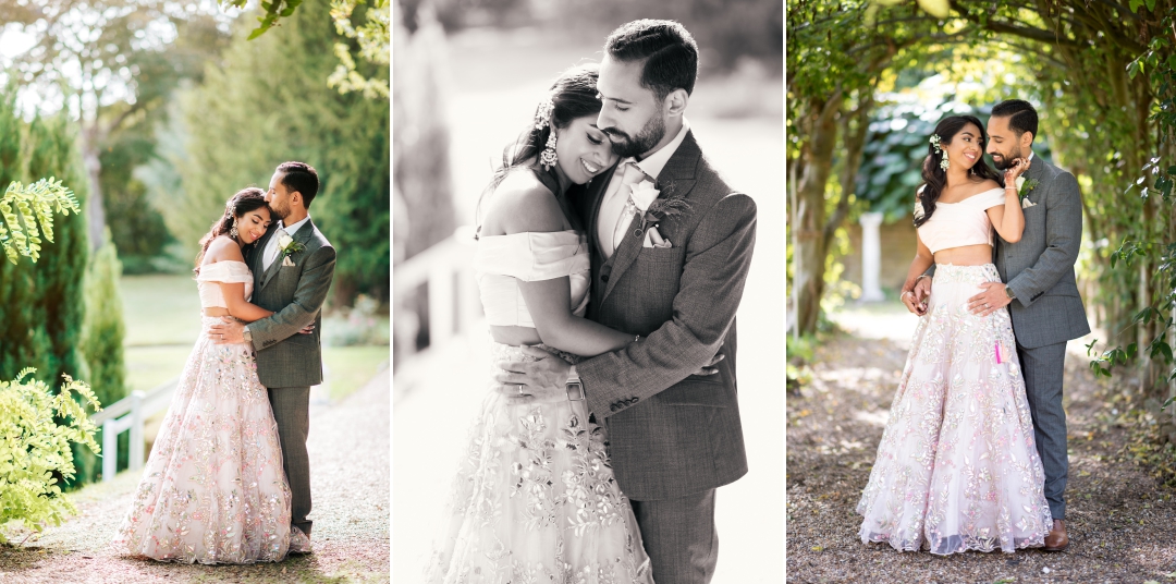 Asian wedding portraits at Rowhill Grange 