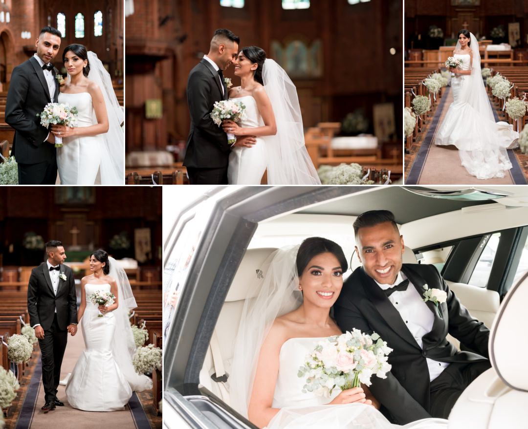 couple shoot at St Andrew's Church Ilford 