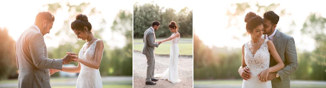 Sunset photos at Castell de Caramany Wedding