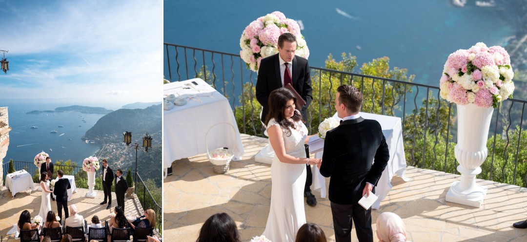 stunning views at South of France wedding 