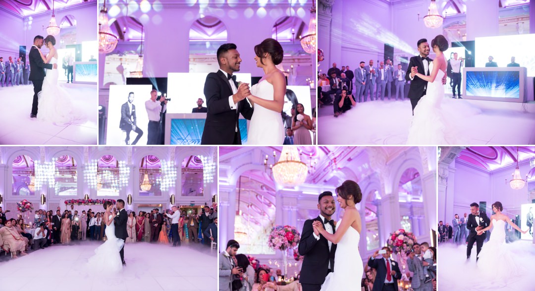 bride and groom first dance 