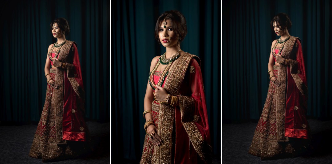 stunning Pakistani bride at Grand Connaught Asian Wedding