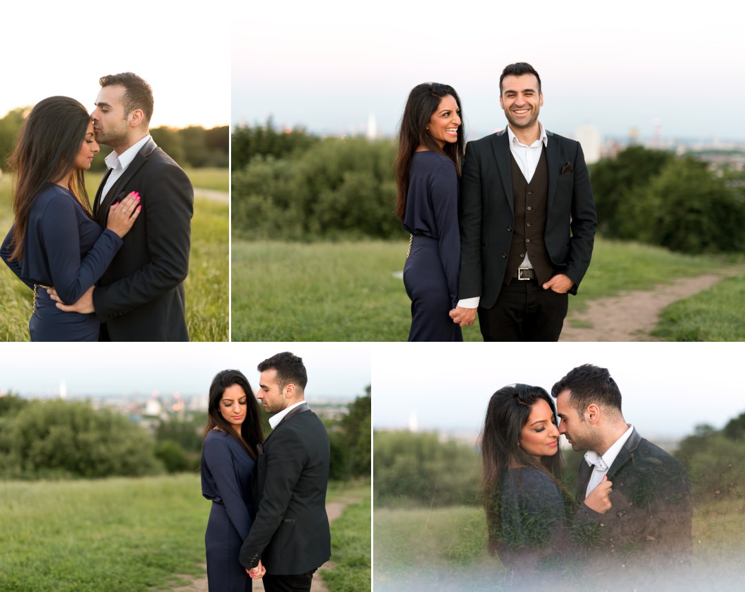 prewedding shoot in Hampstead Heath