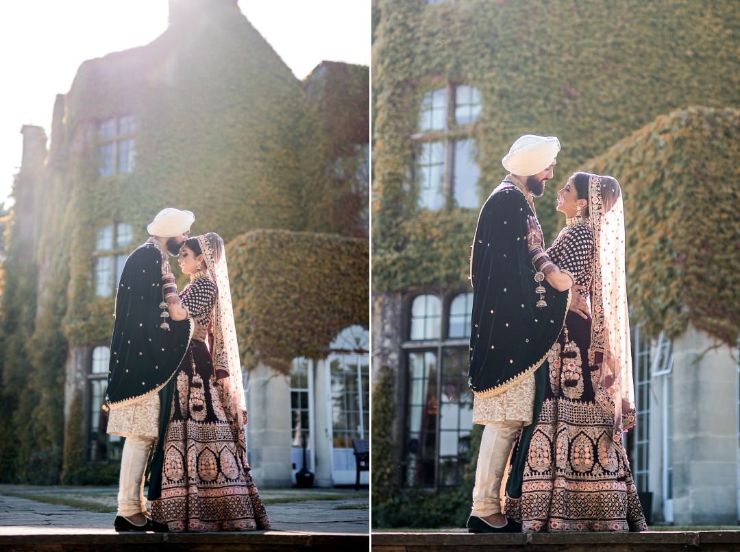 Sikh couple at Pennyhill Park 