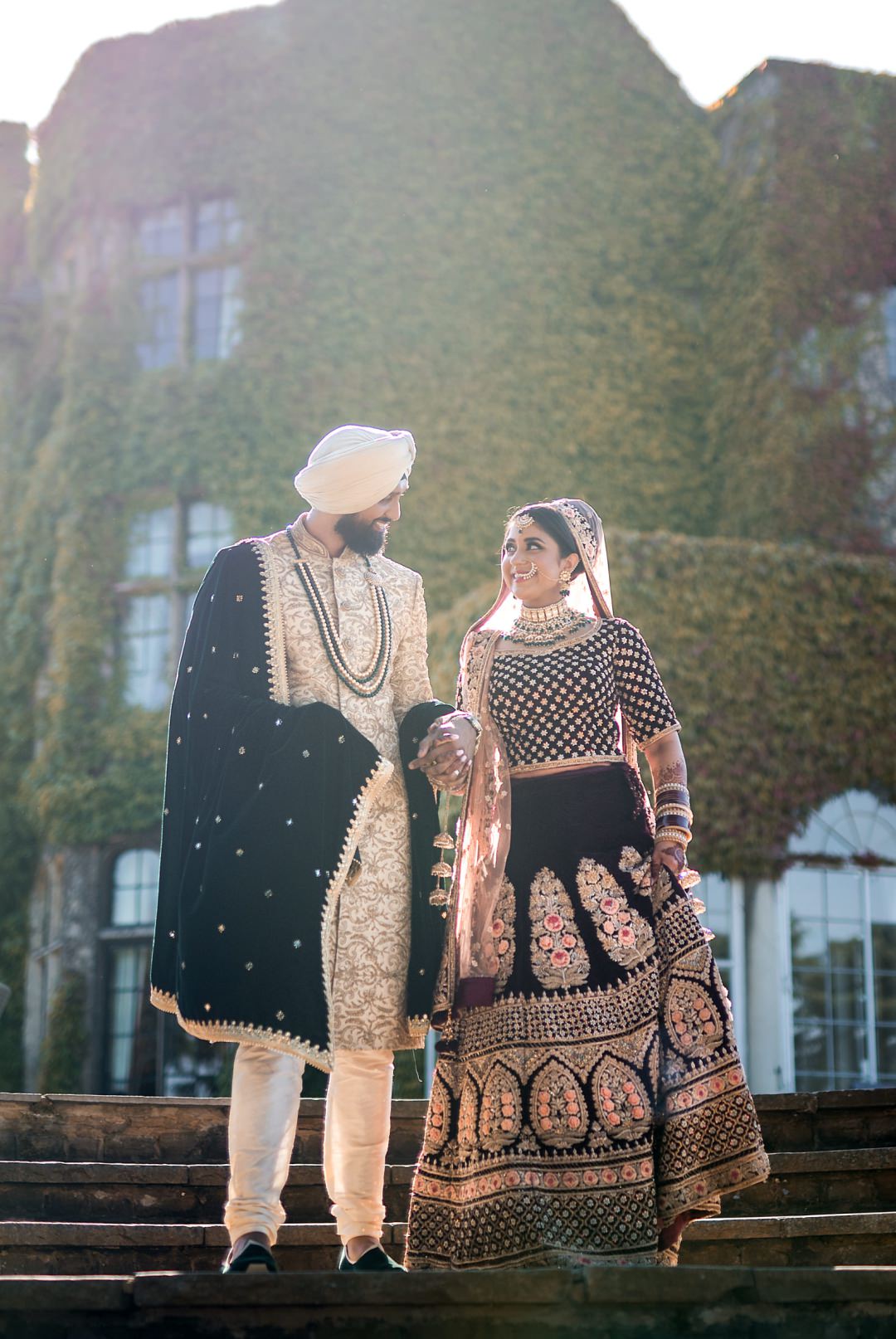Indian wedding couple 