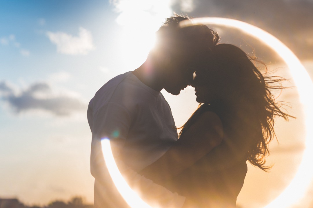 ring of fire couple shot silhouette 