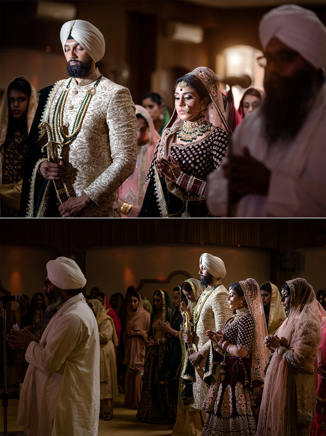 newly married Sikh couple 