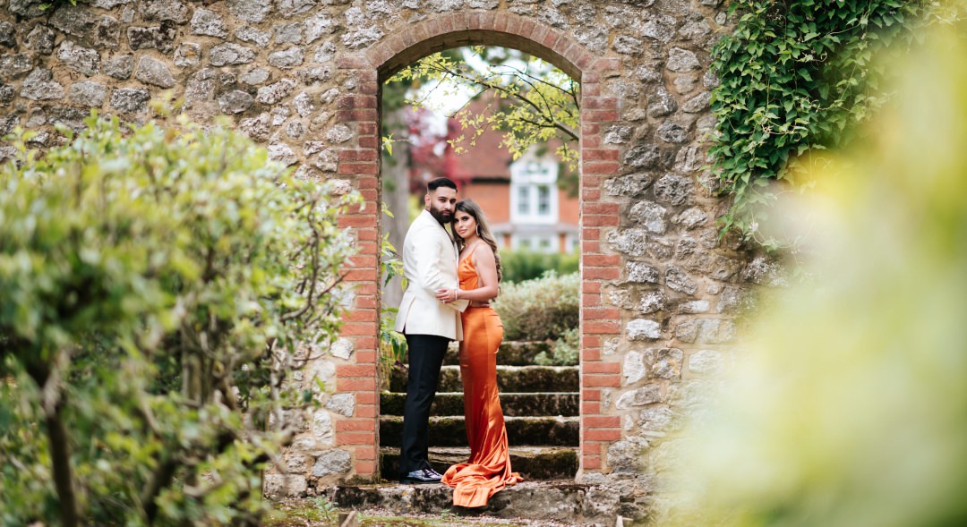 Lovely Asian couple on their prewedding session