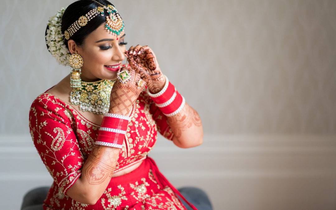 Sikh Wedding Morning Relaxed Bridal Portraits