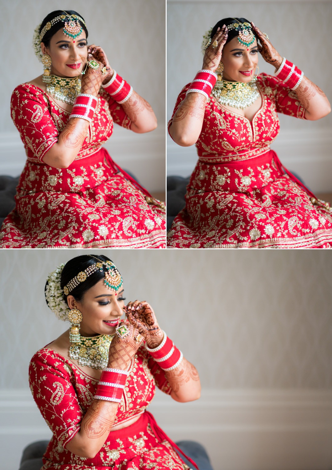 relaxed bridal portraits