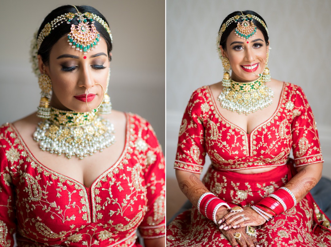 Relaxed bridal portraits