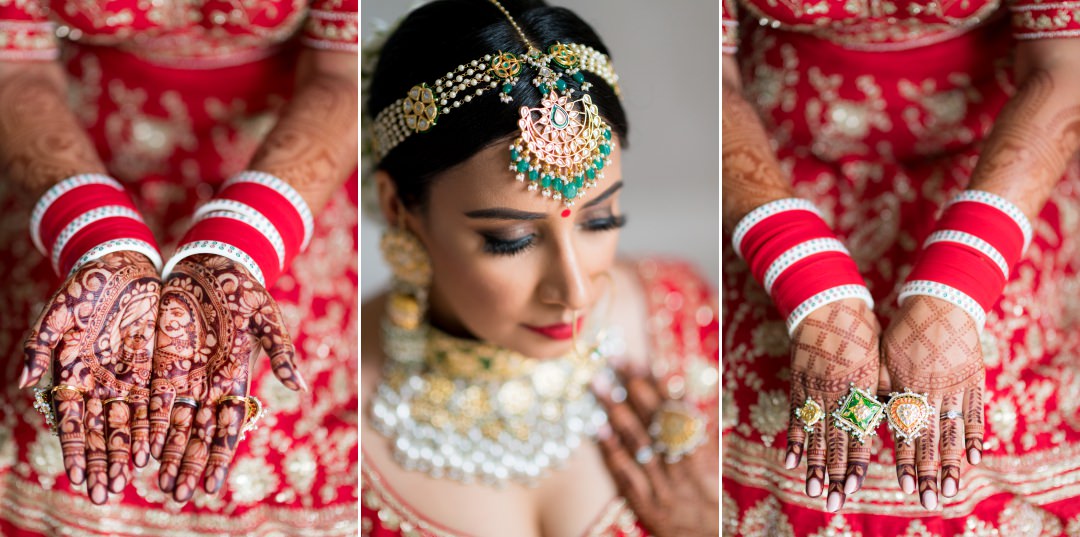 Sikh bride mehndi 