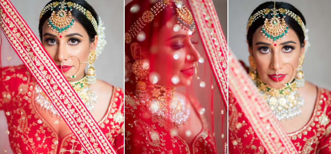 Chunni photos with bride