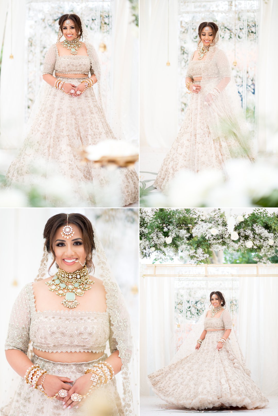 Stunning Karisha of Creme de la Cakes on her wedding day