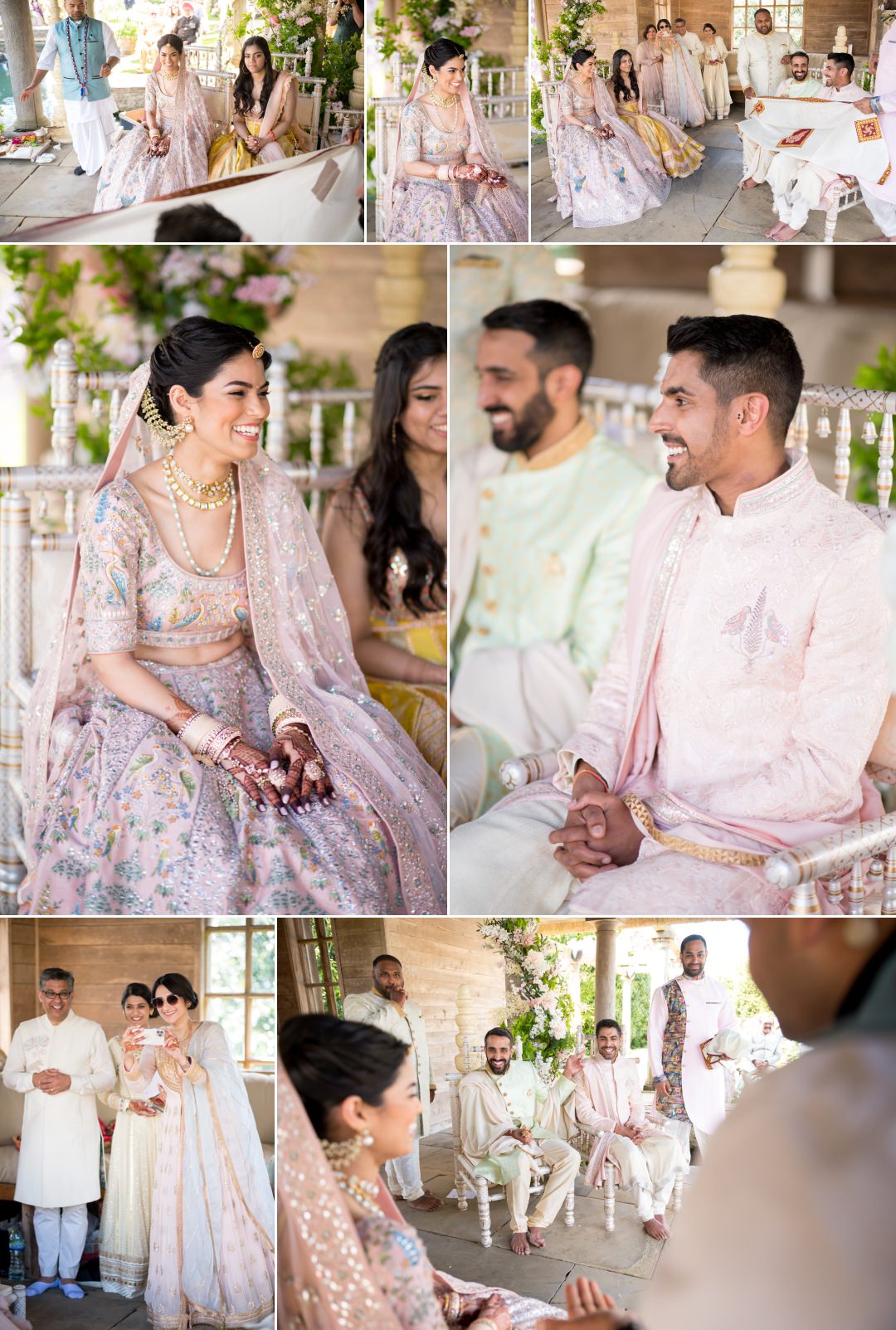 Indian couple see each other for first time