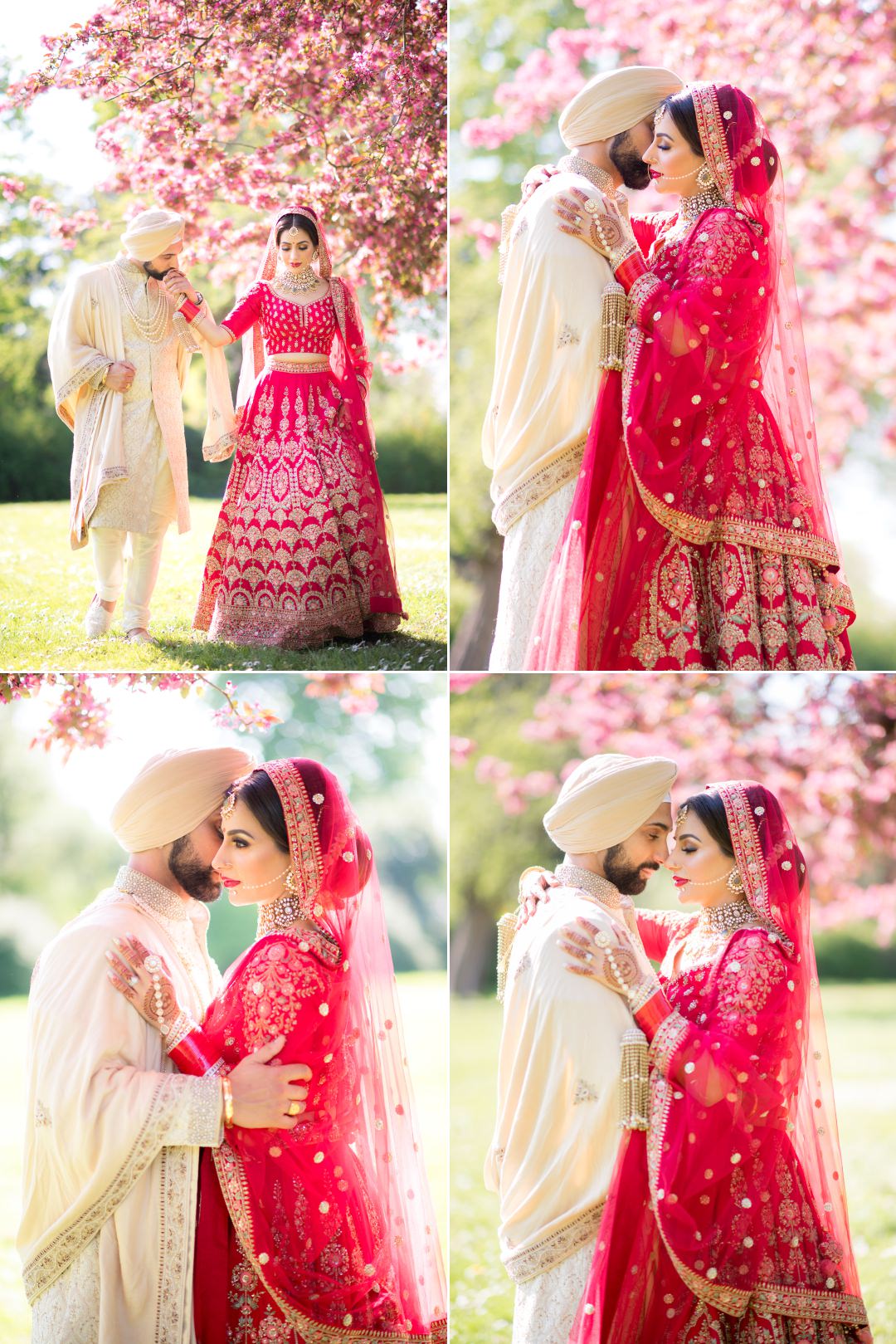 Stunning Sikh couple Spring shoot during which time is was very hot